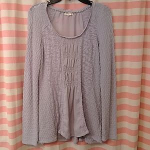Lilac Anthropologie Meadow Rue Blouse